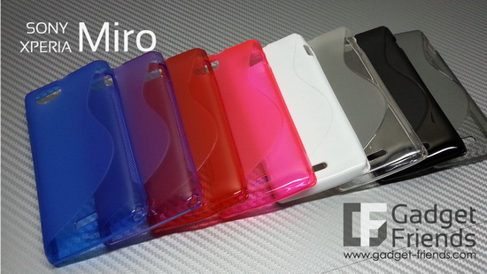 เคส SONY XPERIA Miro TPU [S-Curve] เคสมือถือ วัสดุ TPU คุณภาพเยี่ยม ยืดหยุ่นบิดงอได้ ไม่ยืดย้วย ไม่ทำร้ายตัวเครื่อง ปกป้องรอบด้านพร้อมช่องเปิด สินค้าคัดสรร By Gadget Friends